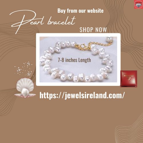 Pearl bracelet irregular design