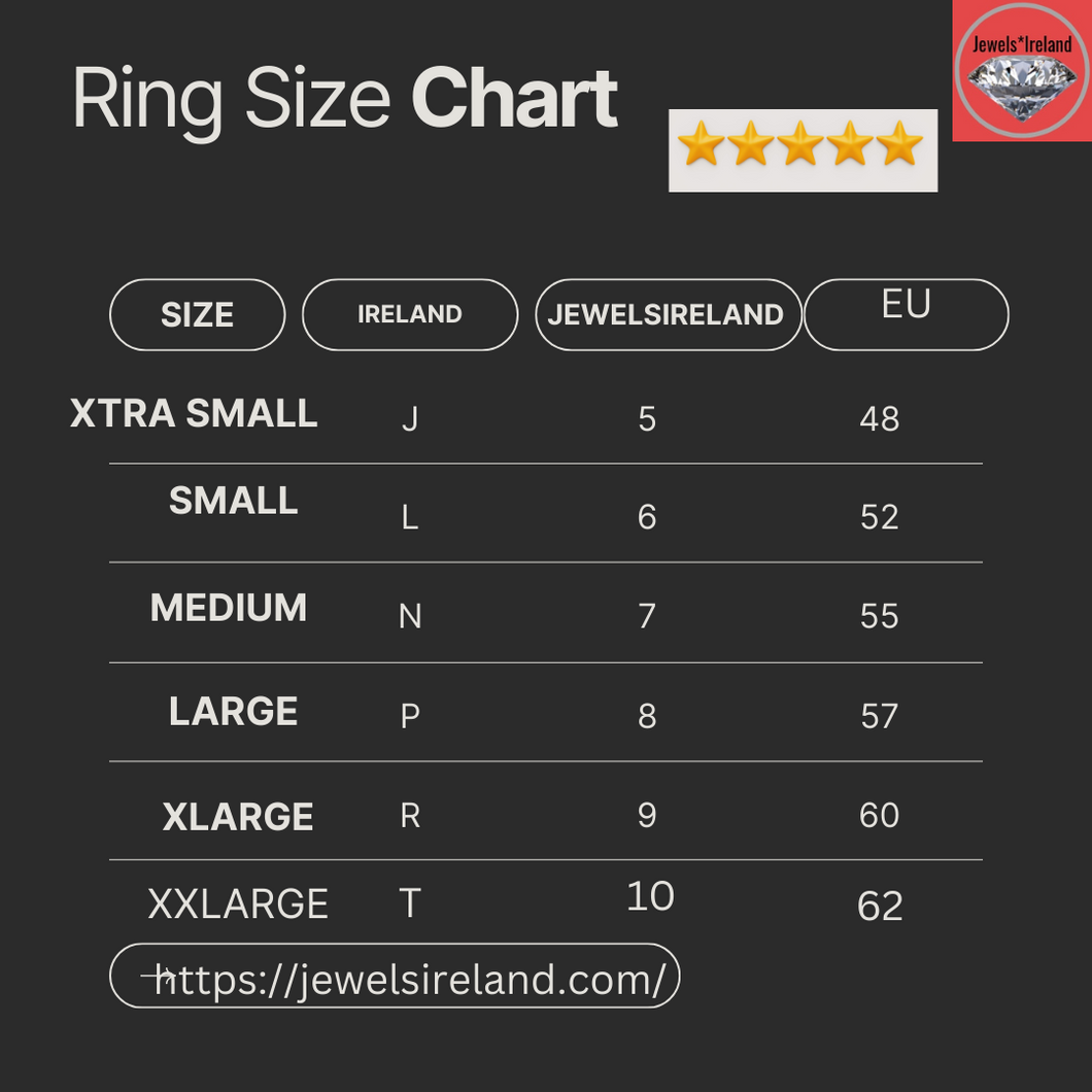 A ring size chart