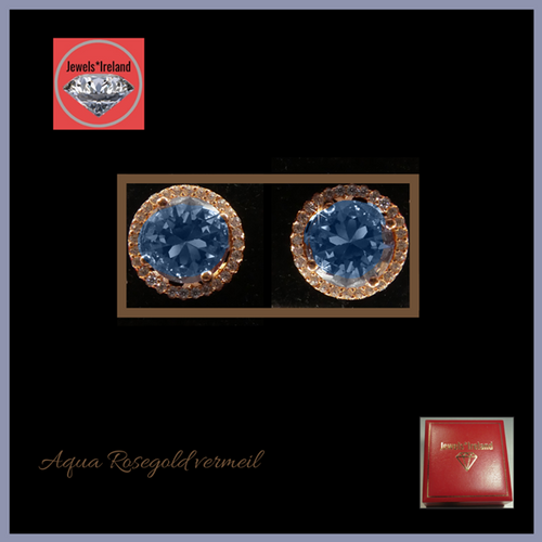 Rose gold  aqua Jewels*Ireland