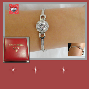 Bangle and chain bracelet 7 inches Jewels*Ireland