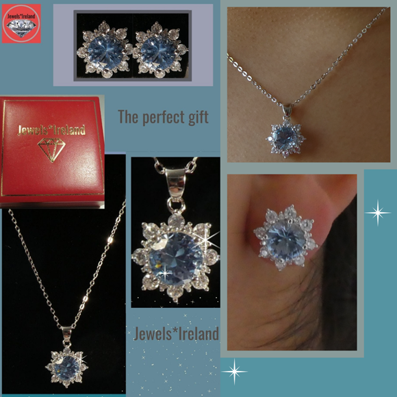 Blue created gemstone Jewels*Ireland