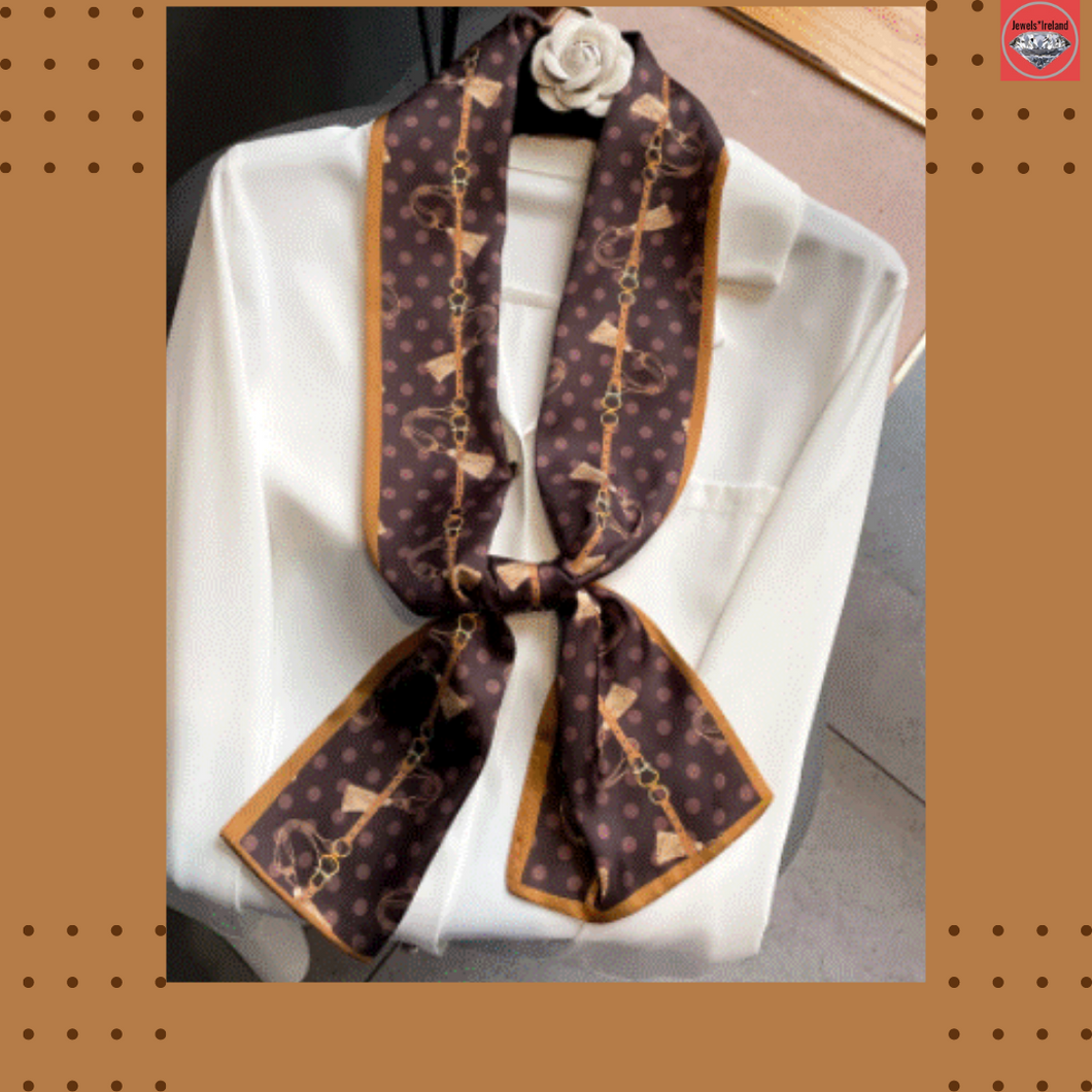 brown and rust scarf jewelsireland