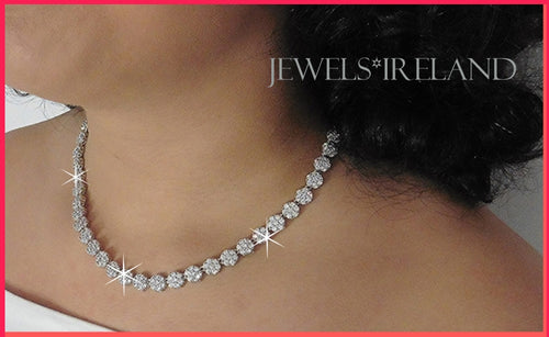flower collar necklace 