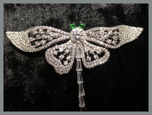 Elegant magical dragonfly brooch.