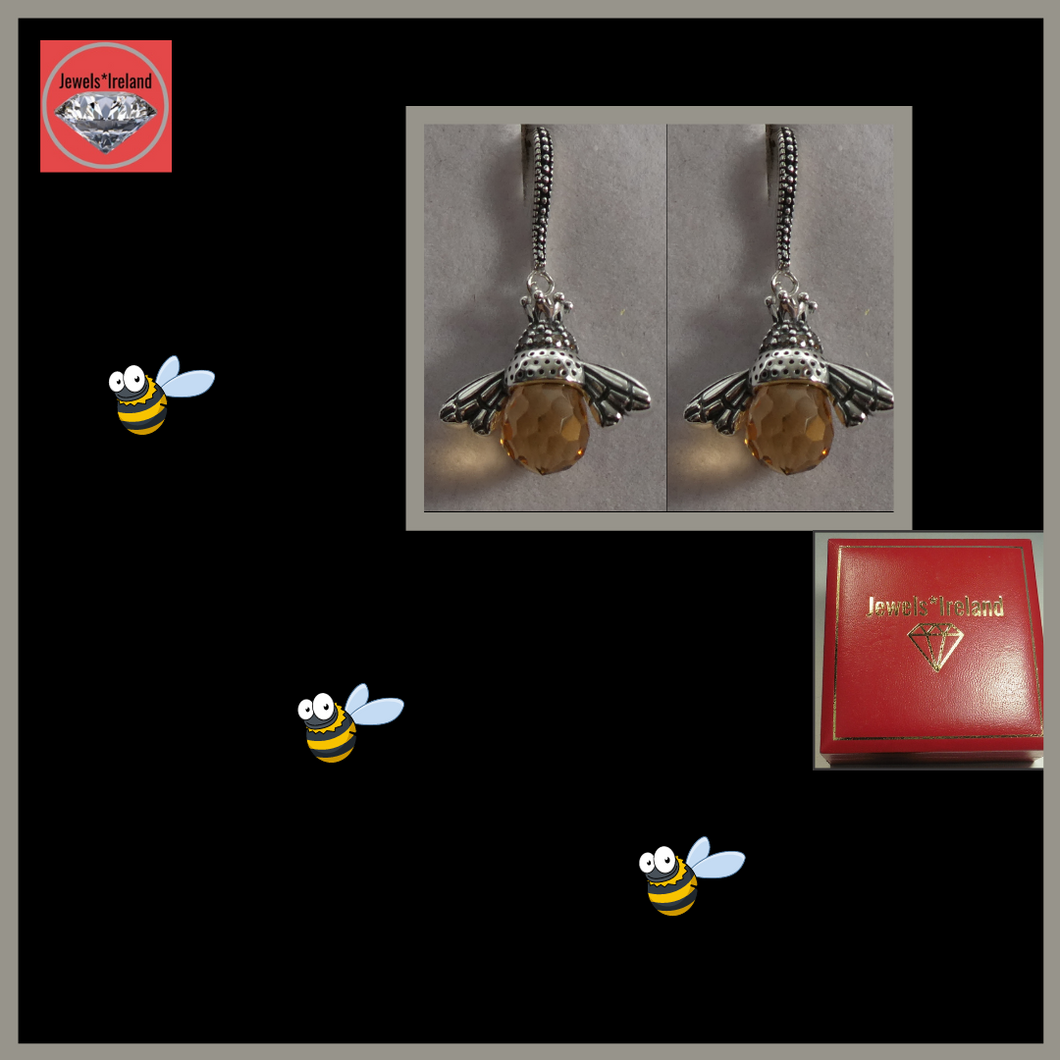 jewelsireland bee sterling silver earrings 