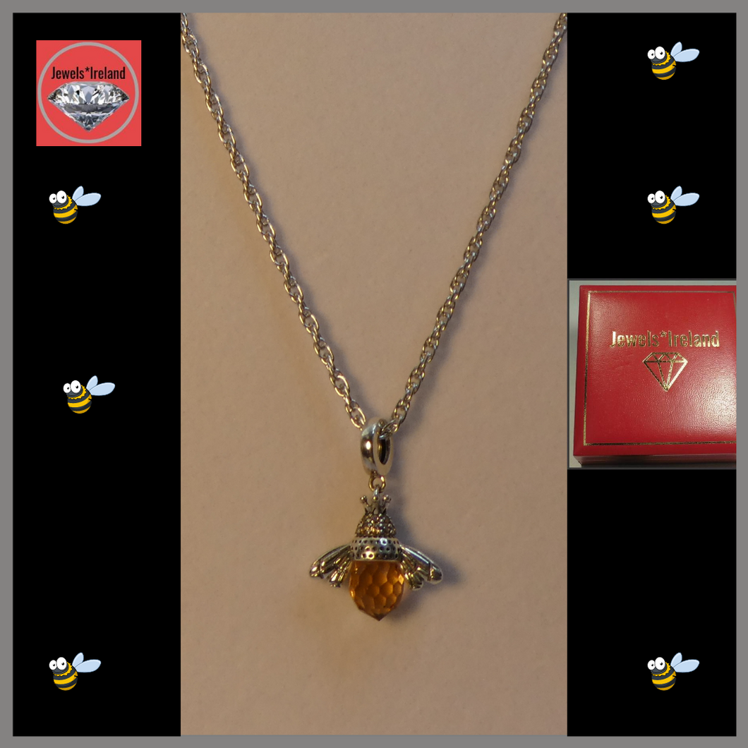 Honey bee sterling silver necklace  Jewels*Ireland