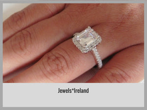 Princess cut ring Jewelsireland