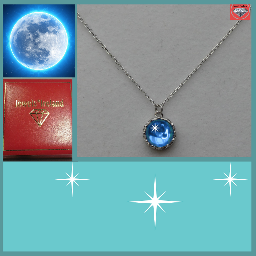 Jewelsireland moonlight sterling silver necklace 