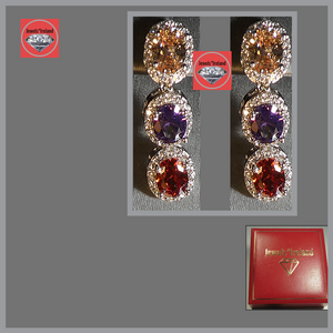 multi colour earrings jewelsireland