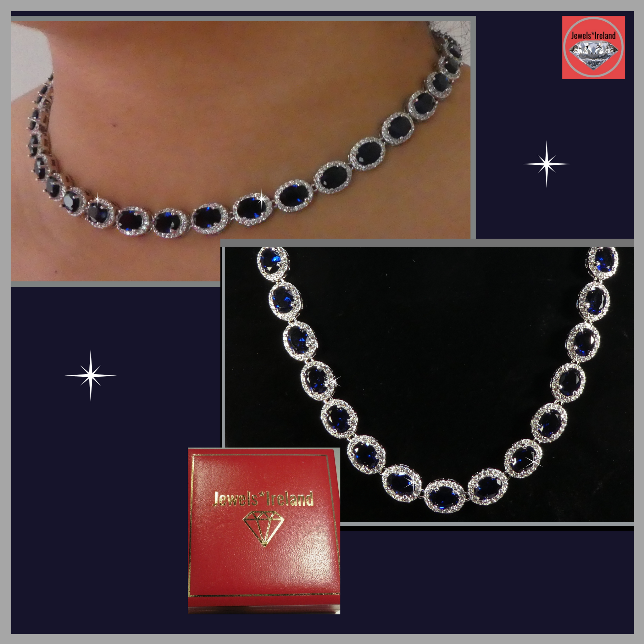 Sapphire 2025 collar necklace