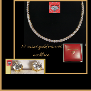 Tennis gold necklace Jewels*Ireland