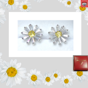 Jewelsireland daisy silver earrings 