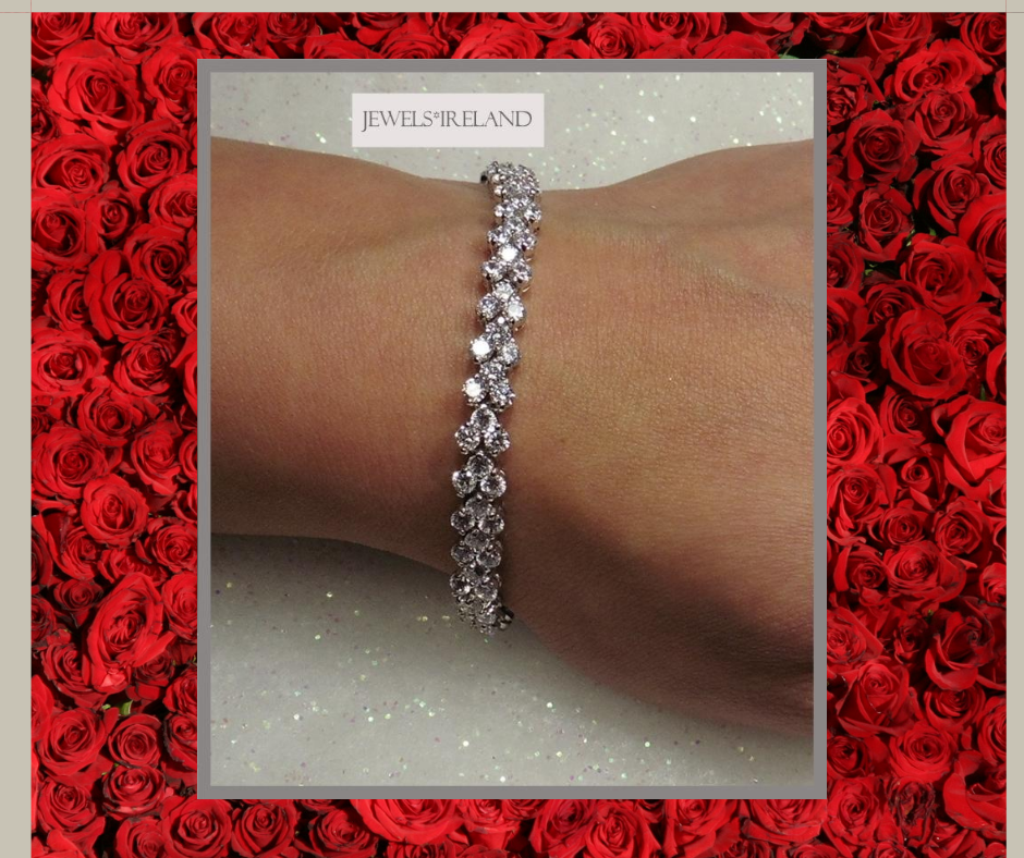 Created lab created diamond bracelet jewelsireland