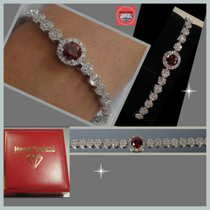 Jewelsireland ruby bracelet