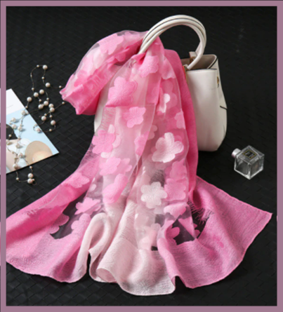 From jewelsireland pink scarf